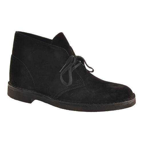 clarks bushacre 2 black suede