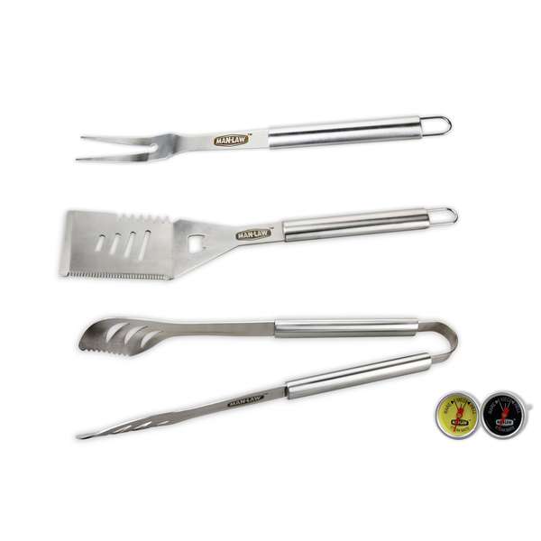 Shop Man Law Grill Utensil Set - Free Shipping Today - Overstock.com 