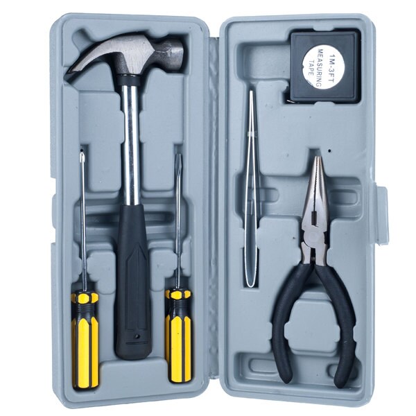 Piece Handy Man Home or Dorm Tool Set in Case