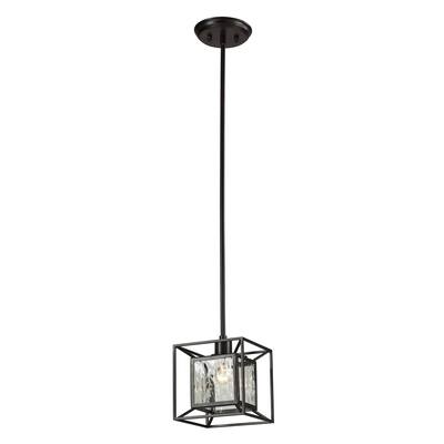 Elk Lighting Home Cubix 1-light Oiled Bronze Pendant