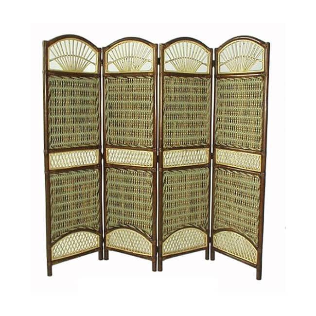 D-Art Seagrass Bamboo and Banana Leaf Room Divider (Indonesia)