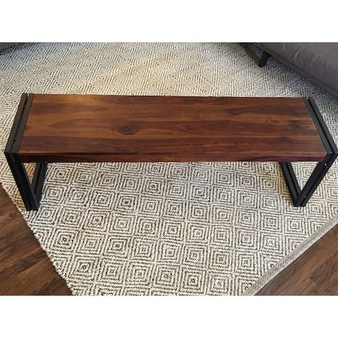 Handmade Timbergirl Reclaimed Sheesham Wood Bench (India)