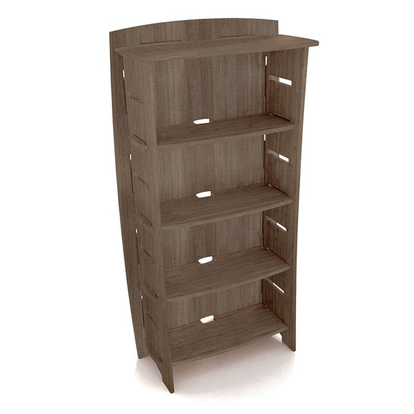 Legare Furniture 59 x 31inch Adjustable 4shelf Grey Driftwood