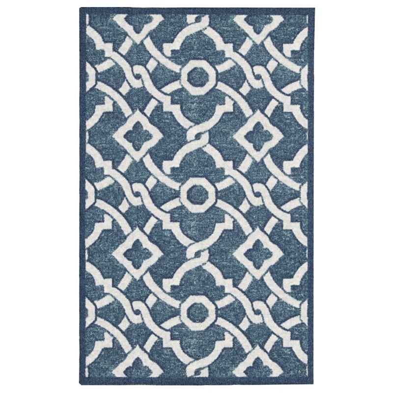 Waverly WTR01 Area Rug - 2'6" x 4' - Blue