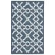 preview thumbnail 13 of 17, Waverly WTR01 Area Rug 2'6" x 4' - Blue