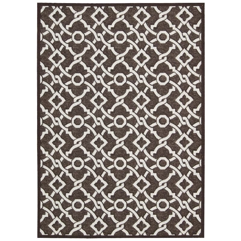 Waverly WTR01 Area Rug - 8' x 10' - Brown
