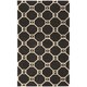 preview thumbnail 15 of 15, Waverly Color Motion Modern Geometric Area Rug 2' 3" x 3' 9" - Black