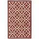 preview thumbnail 8 of 9, Waverly Color Motion Area Rug 2'3" x 3'9" - Red