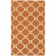 preview thumbnail 12 of 15, Waverly Color Motion Modern Geometric Area Rug 2'3" x 3'9" - Orange