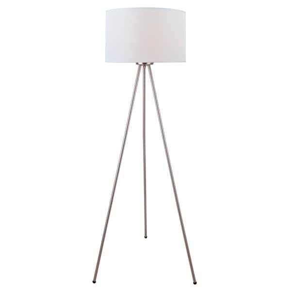 Lite Source Tullio 1-light Floor Lamp Polished Steel