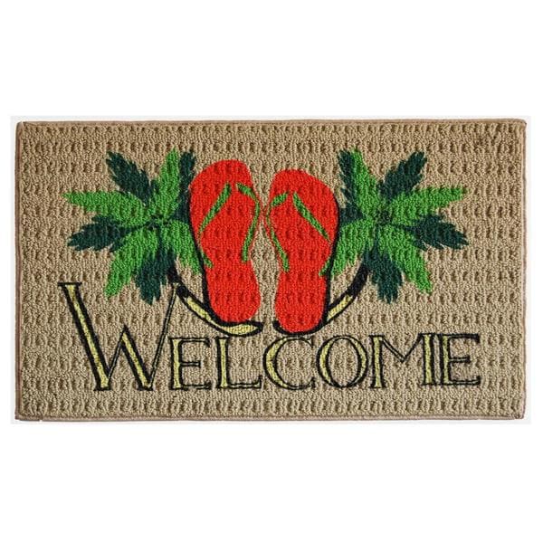 Flip-flop Welcome Indoor Mat (1'6 x 2'3)