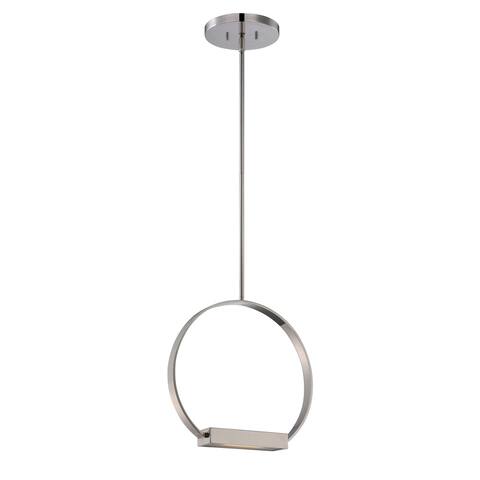 Nuvo Cirque 14" LED Pendant - Silver