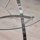 preview thumbnail 3 of 4, Marin Round Glass Coffee Table by Christopher Knight Home