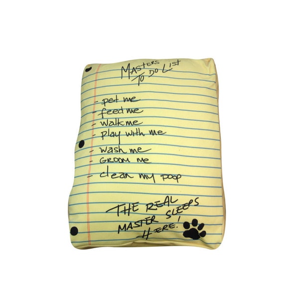 Dogzzzz To Do List Rectangular Dog Bed   16685763  