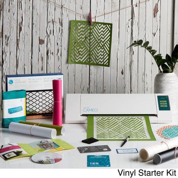 Silhouette Cameo 2 Electronic Cutting Machine Bundle + Bonus $25 Gift Card + Basic Starter Kit + Accessories