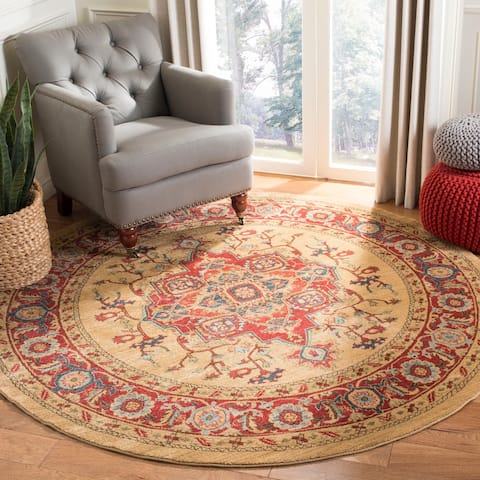 5x8 6x9 Rugs Online At Our Best Area Deals Safavieh Mahal Traditional Grandeur Red Natural Rug 9