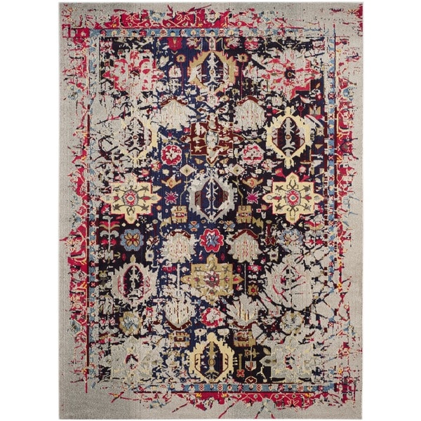 Safavieh Monaco Grey/ Multi Rug (9 x 12)