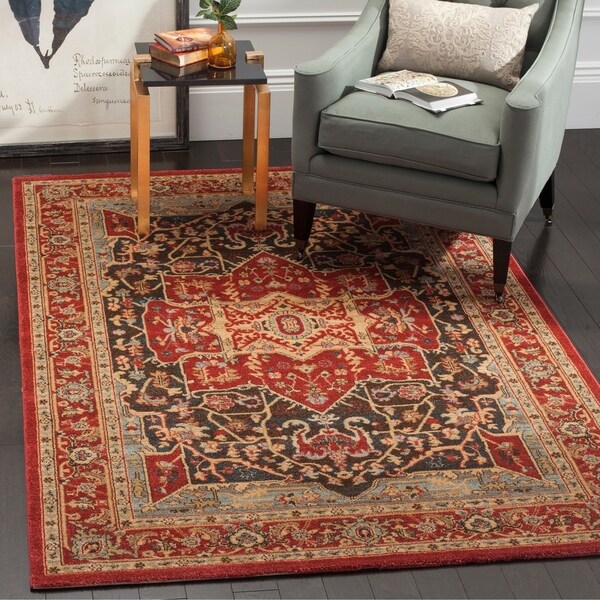 Safavieh Mahal Traditional Grandeur Red/ Red Rug - 8' x 11'