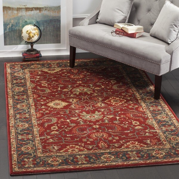 Safavieh Mahal Traditional Grandeur Red/ Navy Rug - 8' x 11'