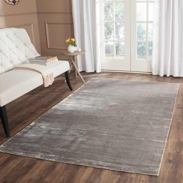 Safavieh Handmade Mirage Modern Steel Viscose Rug - 8' x 10'