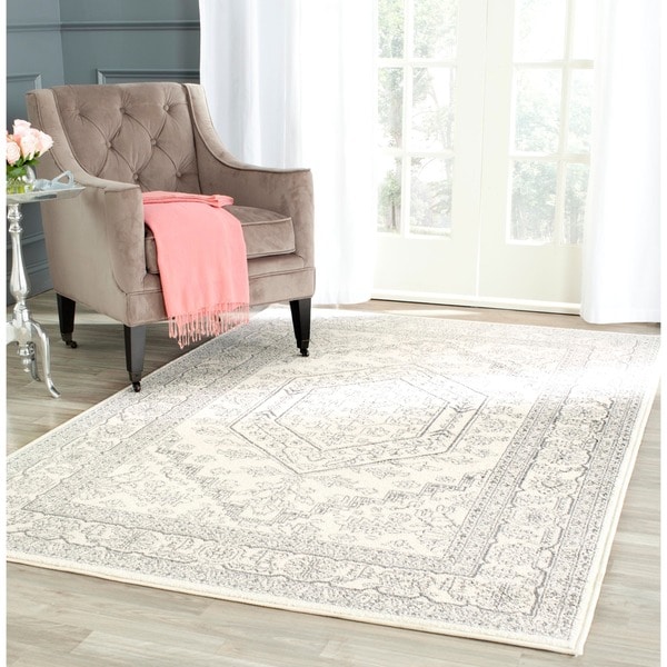 Safavieh Adirondack Ivory/ Silver Rug (11 x 15)   Shopping