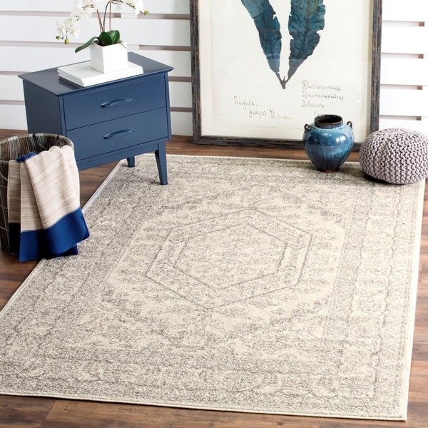 Safavieh Adirondack Vintage Ivory / Silver Large Area Rug - 11' x 15'