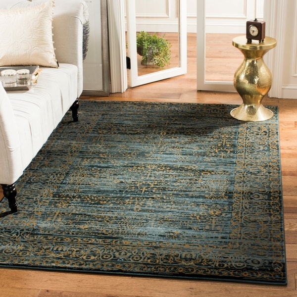 Safavieh Serenity Turquoise/ Gold Rug - 8'6 x 12'