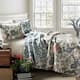 The Curated Nomad Chorro 3-piece Quilt Set - Green/Blue - Full - Queen