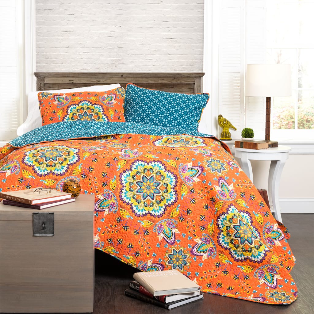Lush Decor Addington 3-Piece Quilt Set