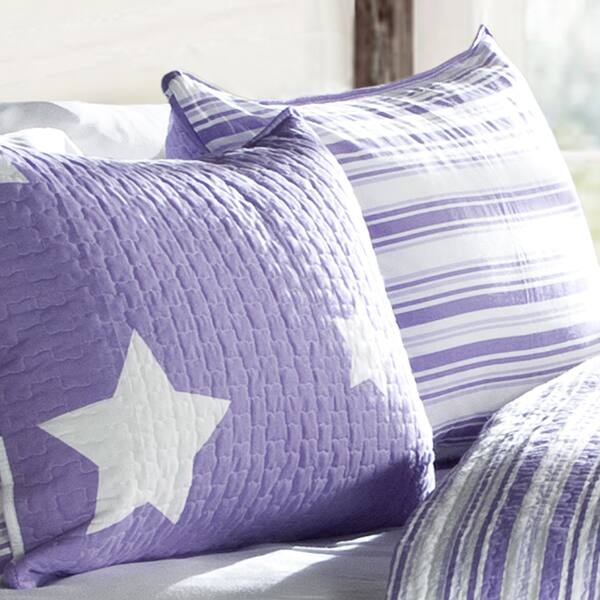 Lush Decor Star Pattern 3-piece Cotton Quilt Set