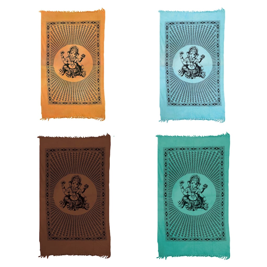 Handmade 'Ganesh On My Mind' Tapestry (India)