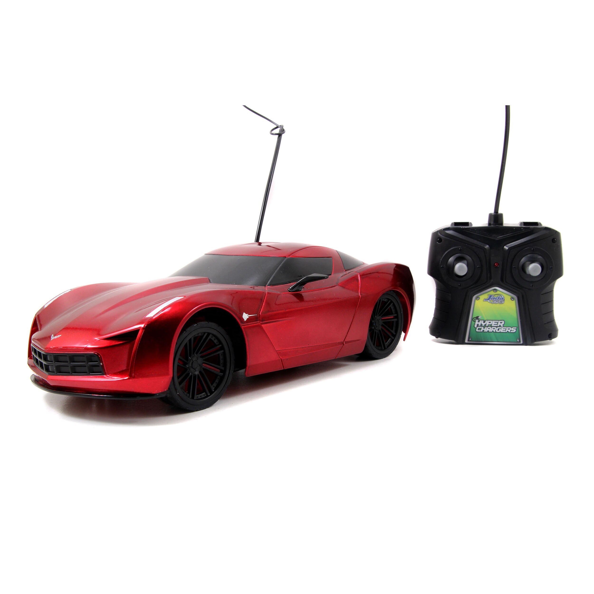 red corvette remote control car