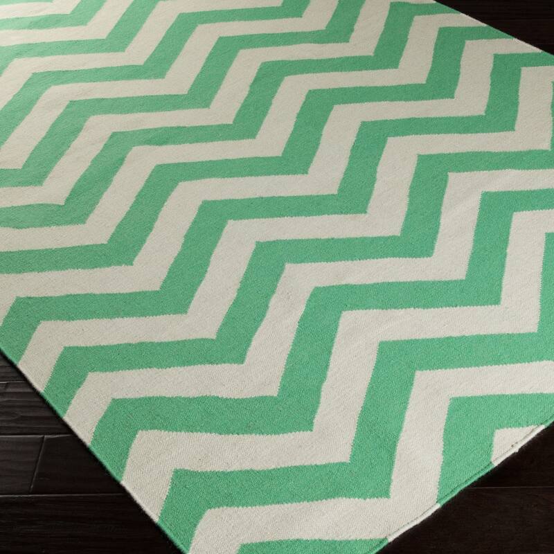 Wells Flatweave Chevron Area Rug