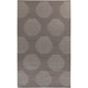 preview thumbnail 5 of 11, Massy Flatweave Dot Area Rug - 3' 6" x 5' 6" Charcoal