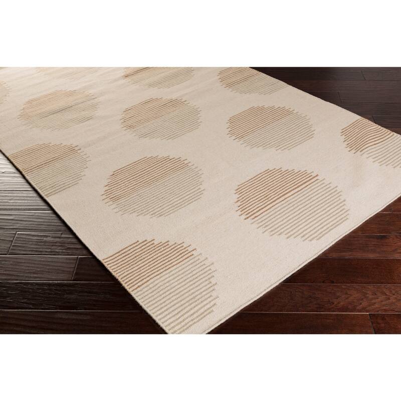Massy Flatweave Dot Area Rug