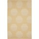 preview thumbnail 4 of 11, Massy Flatweave Dot Area Rug - 3' 6" x 5' 6" Yellow
