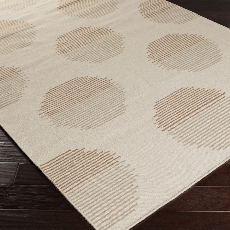Massy Flatweave Dot Area Rug