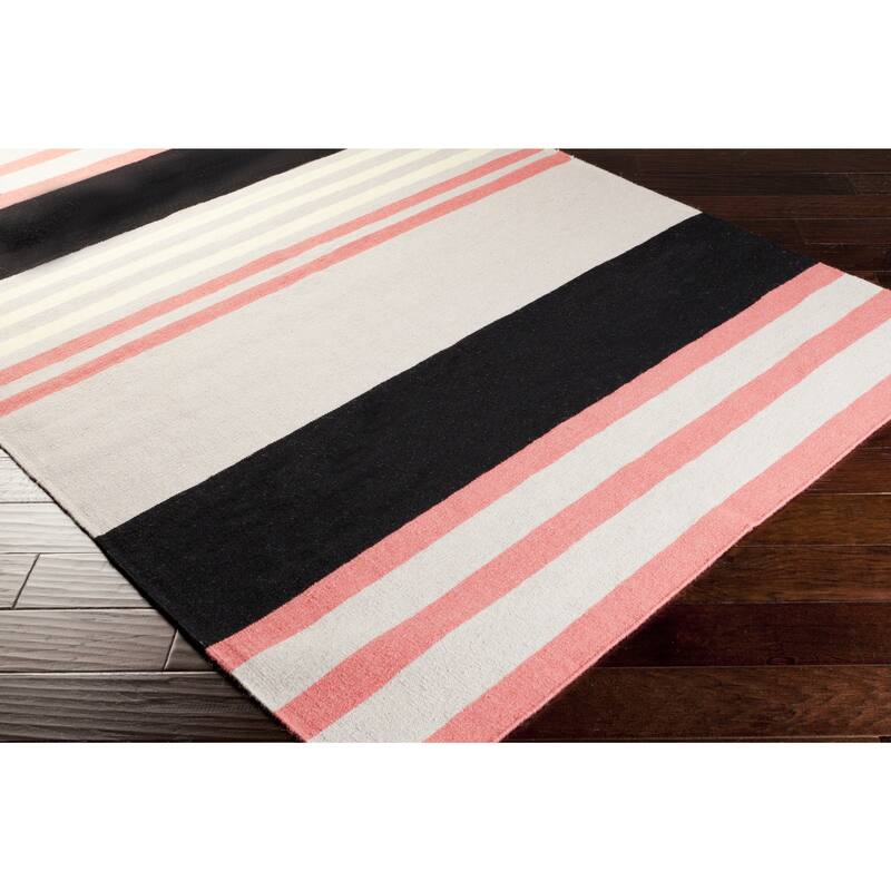 Hand-woven Patsy Wool Area Rug - 5' x 8' - 5' x 8'