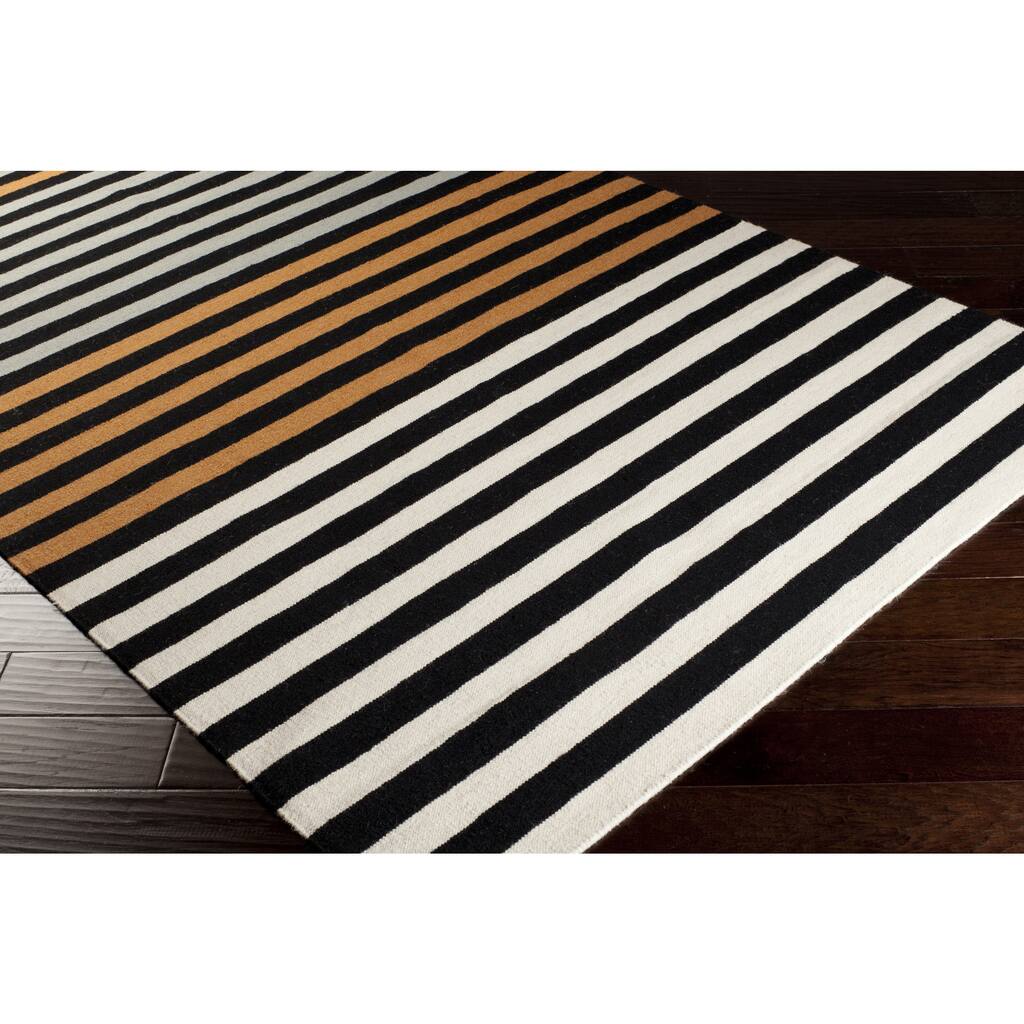 Hand-woven Ollie Wool Area Rug (8' x 11') - 8' x 11'