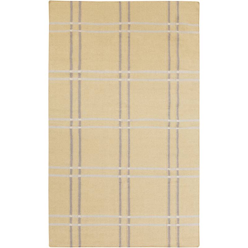 Hand Woven Lizzy Wool Area Rug - 8' x 11' - Yellow