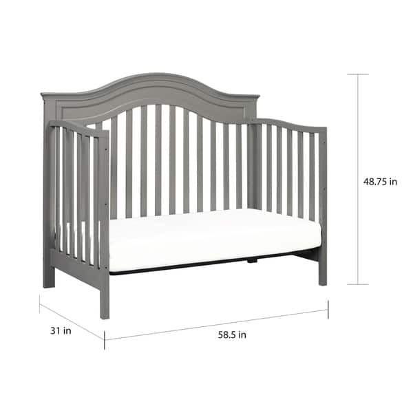 DaVinci Brook 4-in-1 Convertible Crib with Toddler Bed Conversion