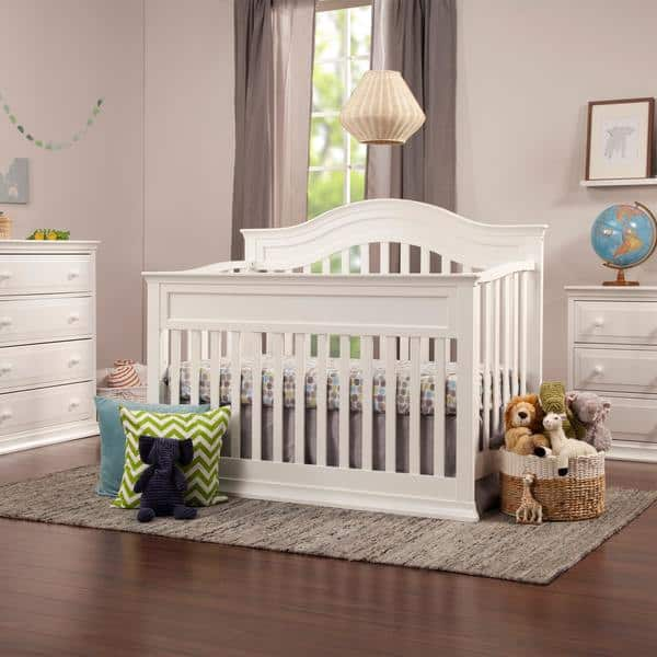 slide 2 of 19, DaVinci Brook 4-in-1 Convertible Crib with Toddler Bed Conversion