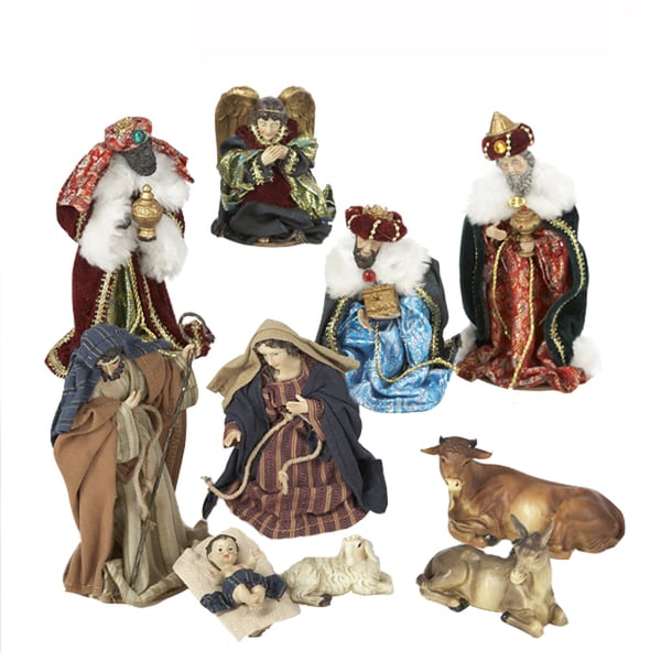 kurt adler bear nativity