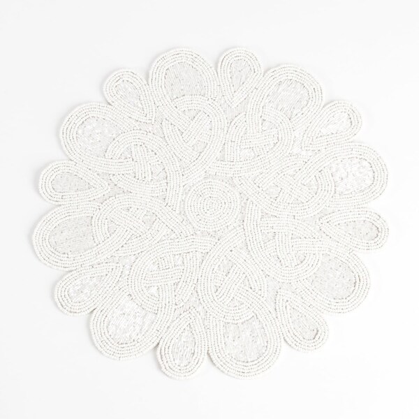 Beaded Design Placemats (set of 4)
