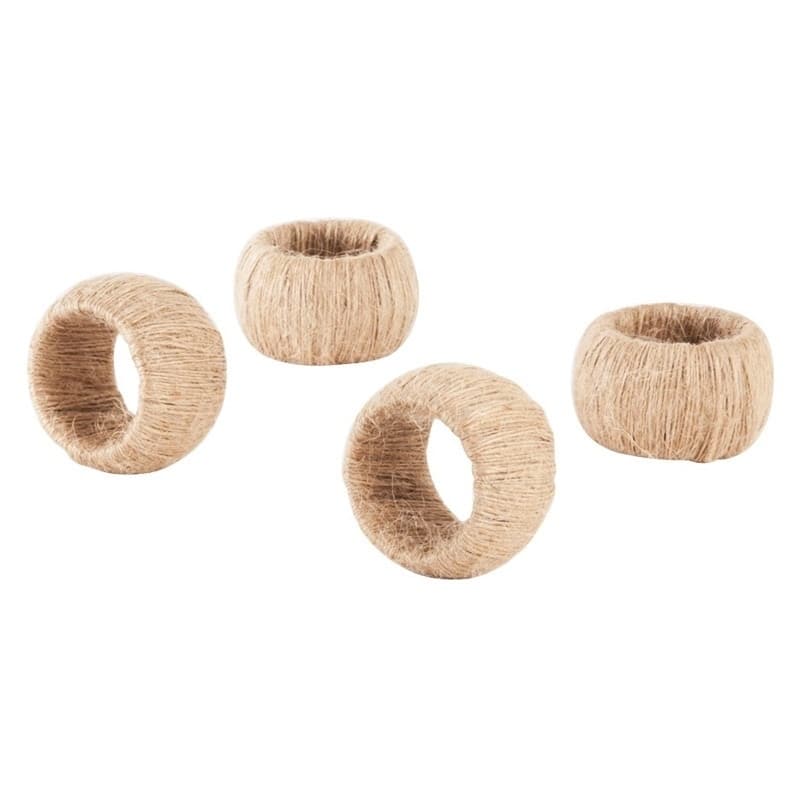 Jute Napkin Ring (set of 4)