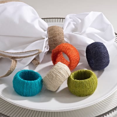 Jute Napkin Ring (set of 4)