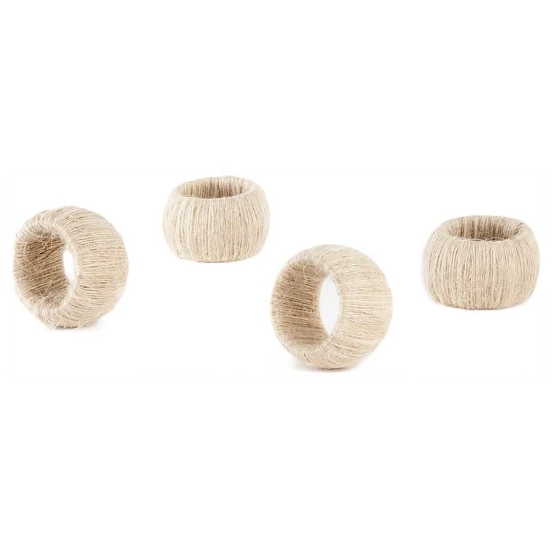 Jute Napkin Ring (set of 4)