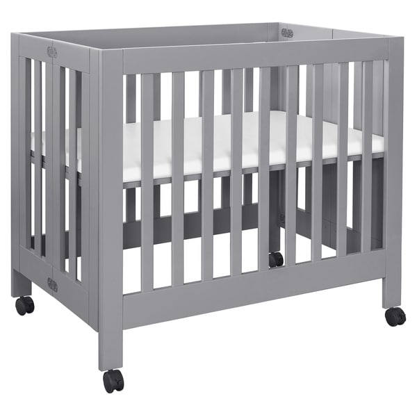 babyletto origami mini crib black