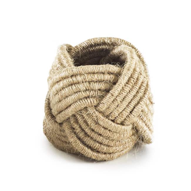 Braided Jute Napkin Ring (set of 4) - Natural