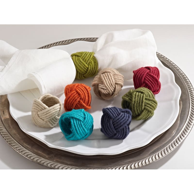 Braided Jute Napkin Ring (set of 4)